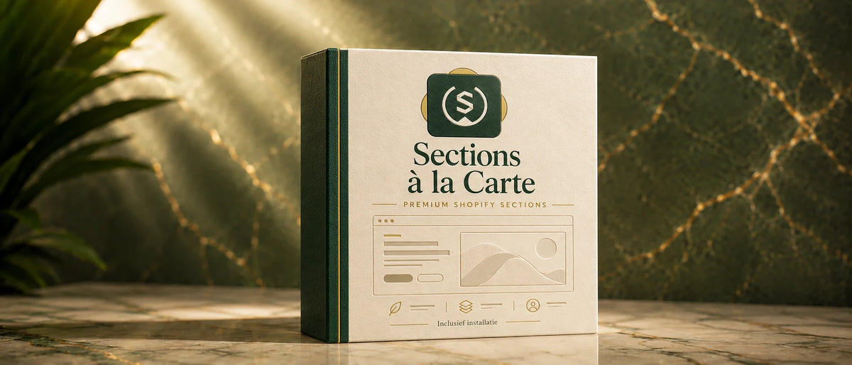 Sections a la Carte header
